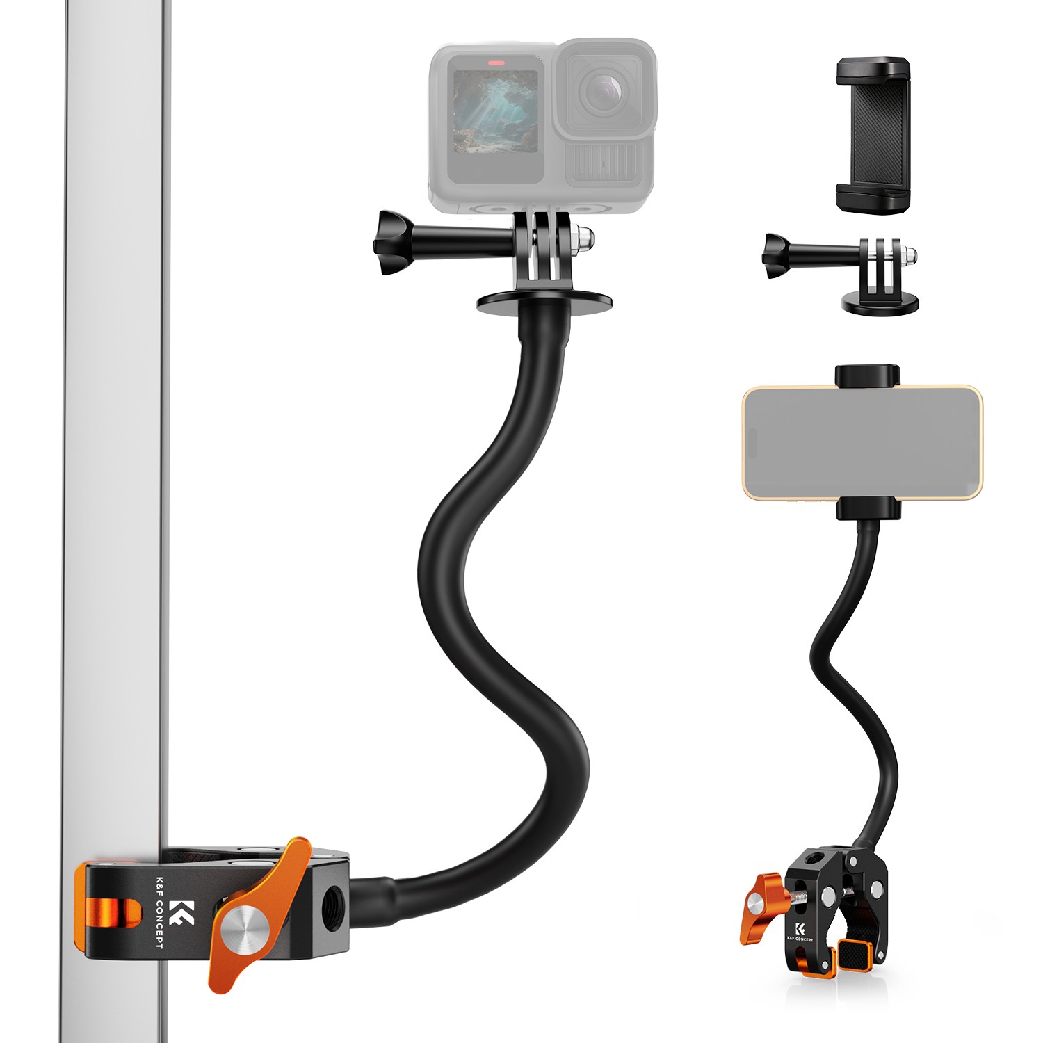 K&F Concept KF31.227 s flexibilním ramenem