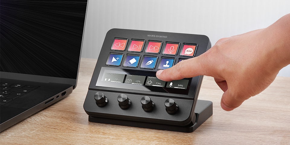 Mars Gaming MSD-PRO – 4 precizna okretna gumba