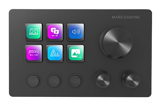 Mars Gaming MSD-TWO – 6 prilagodljivih LCD tipki