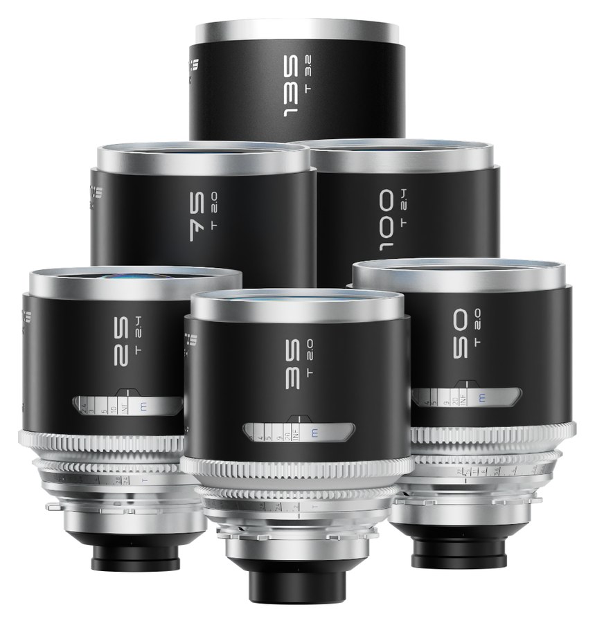 Blazar Mantis 1,33x FF set od 6 anamorfnih objektiva 25/35/50/75/100/135 mm – Cijela serija u jednom setu