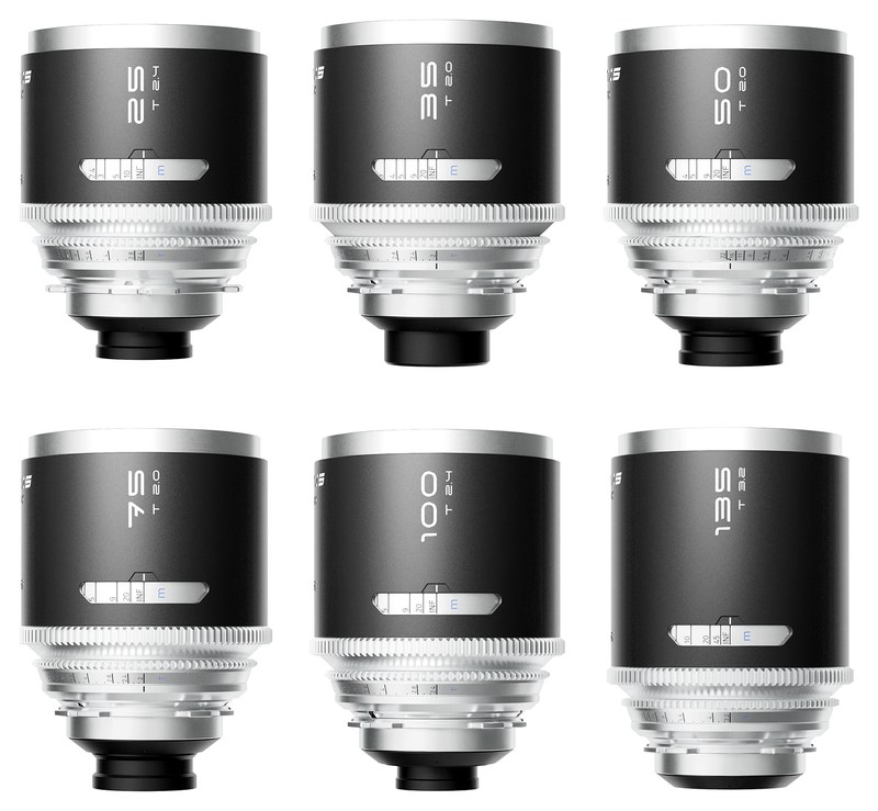 Blazar Mantis 1,33x FF set od 6 anamorfnih objektiva 25/35/50/75/100/135 mm