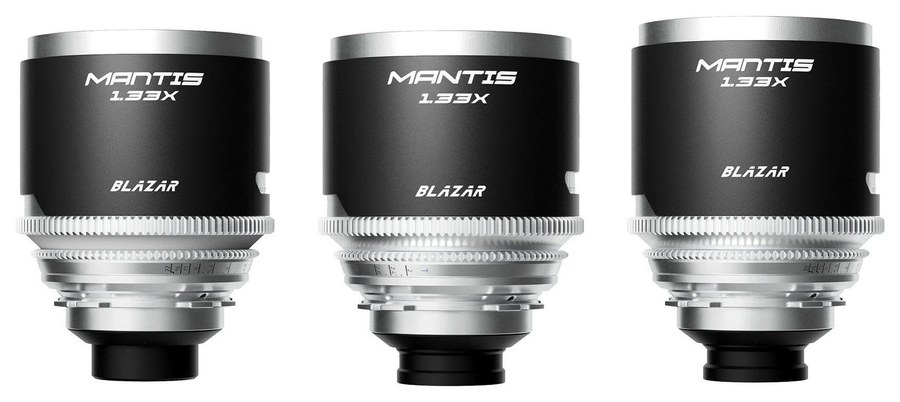 Blazar Mantis 1,33x FF set 3 anamorfnih objektiva 35/50/75 – Usklađen set
