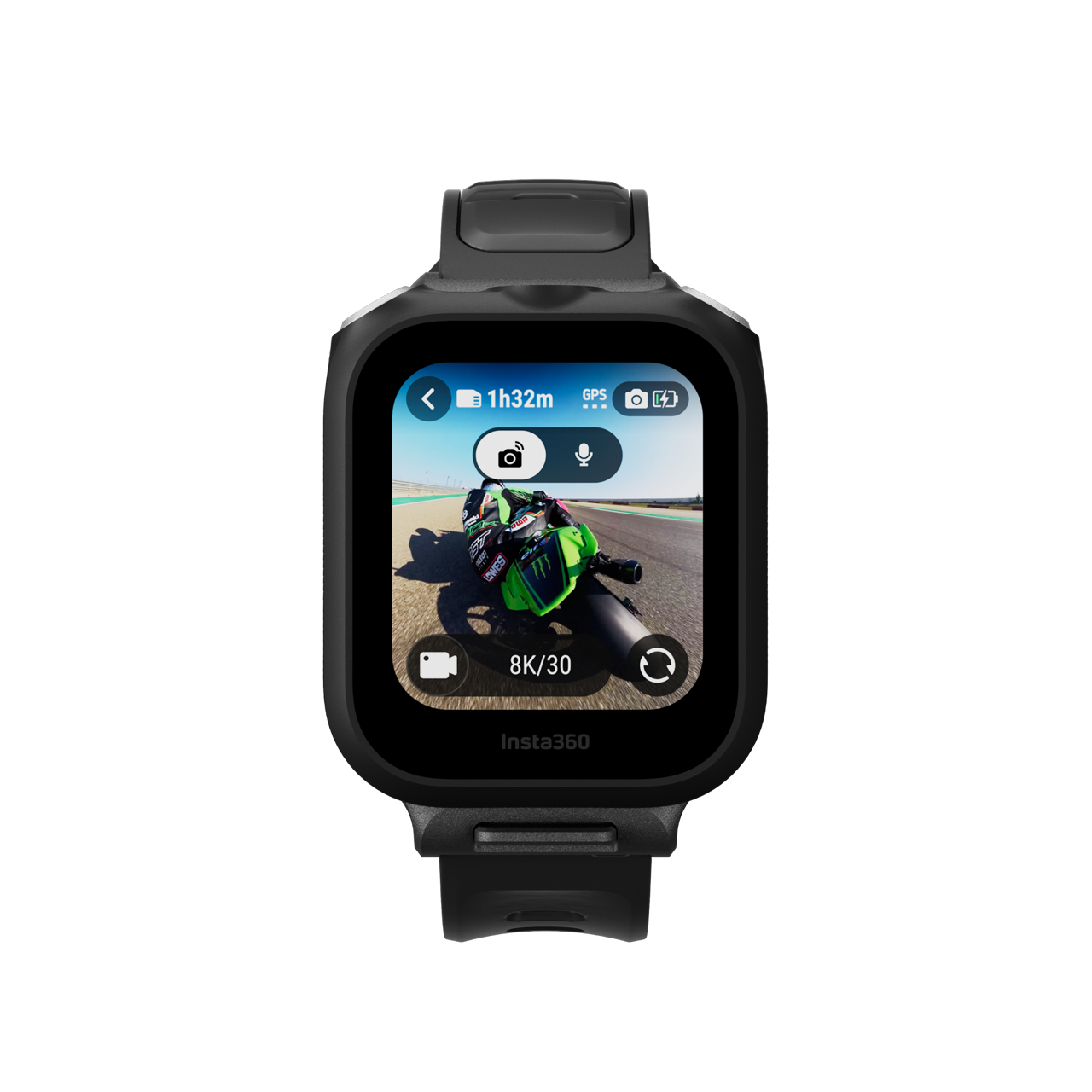 Insta360 GPS Preview Remote 2.0 s ugrađenim mikrofonom