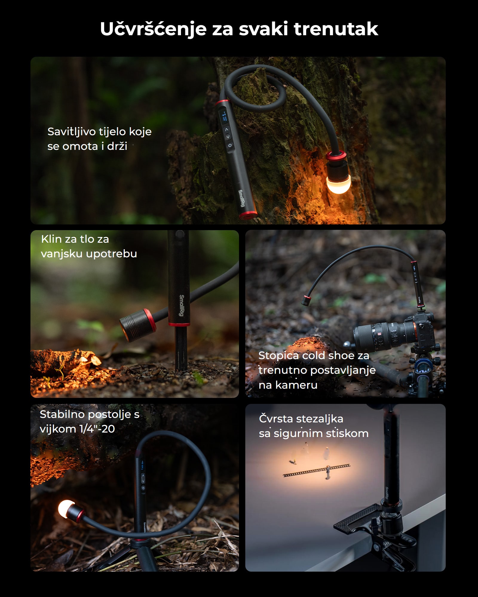 SmallRig RM 01B LED Macro Arm Light 6225 HR 9