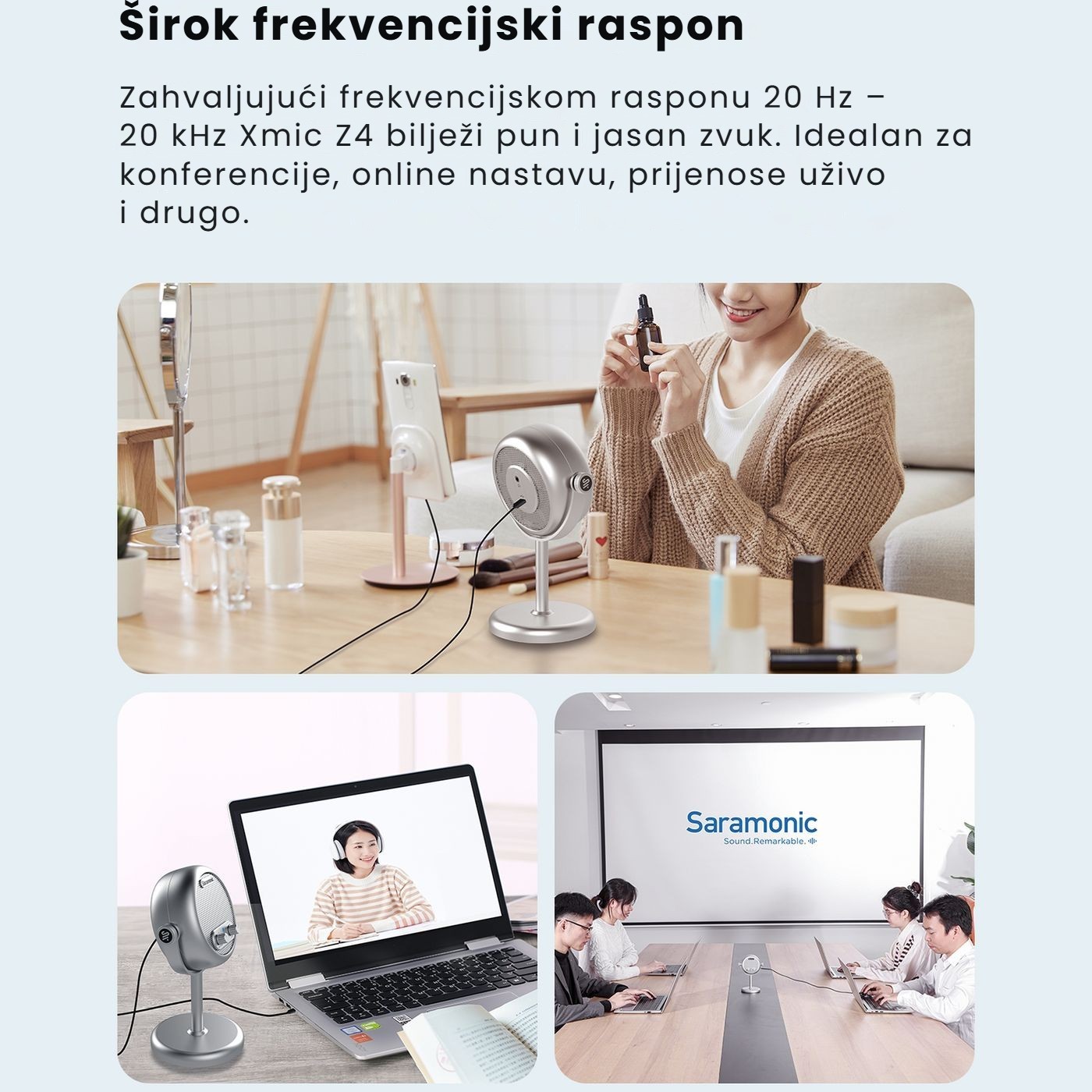 Saramonic Xmic Z4 – Jasan glas i pri tihom govoru