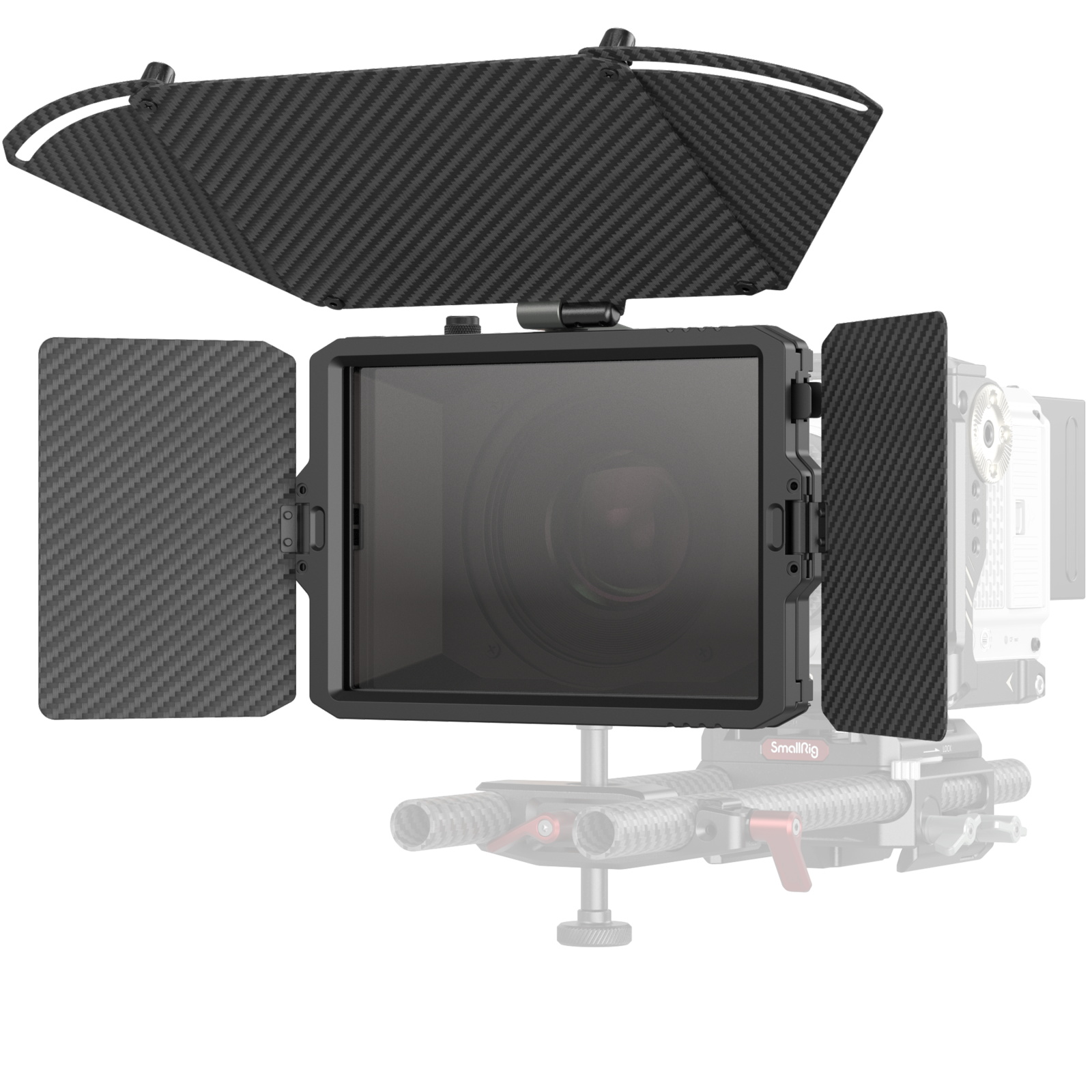 SmallRig Mini Matte Box Pro 3680B na kamerovém rigu