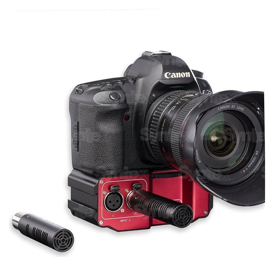 Saramonic SR-AXM3 – Na audio adapteru ispod fotoaparata