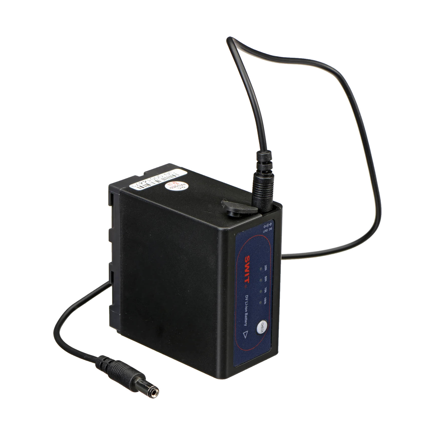 Teradek 11-0661: zamjenska NP-F baterija s kabelom barrel–barrel