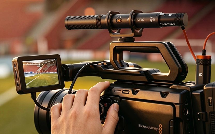 Saramonic SG MS1 – Na kameri