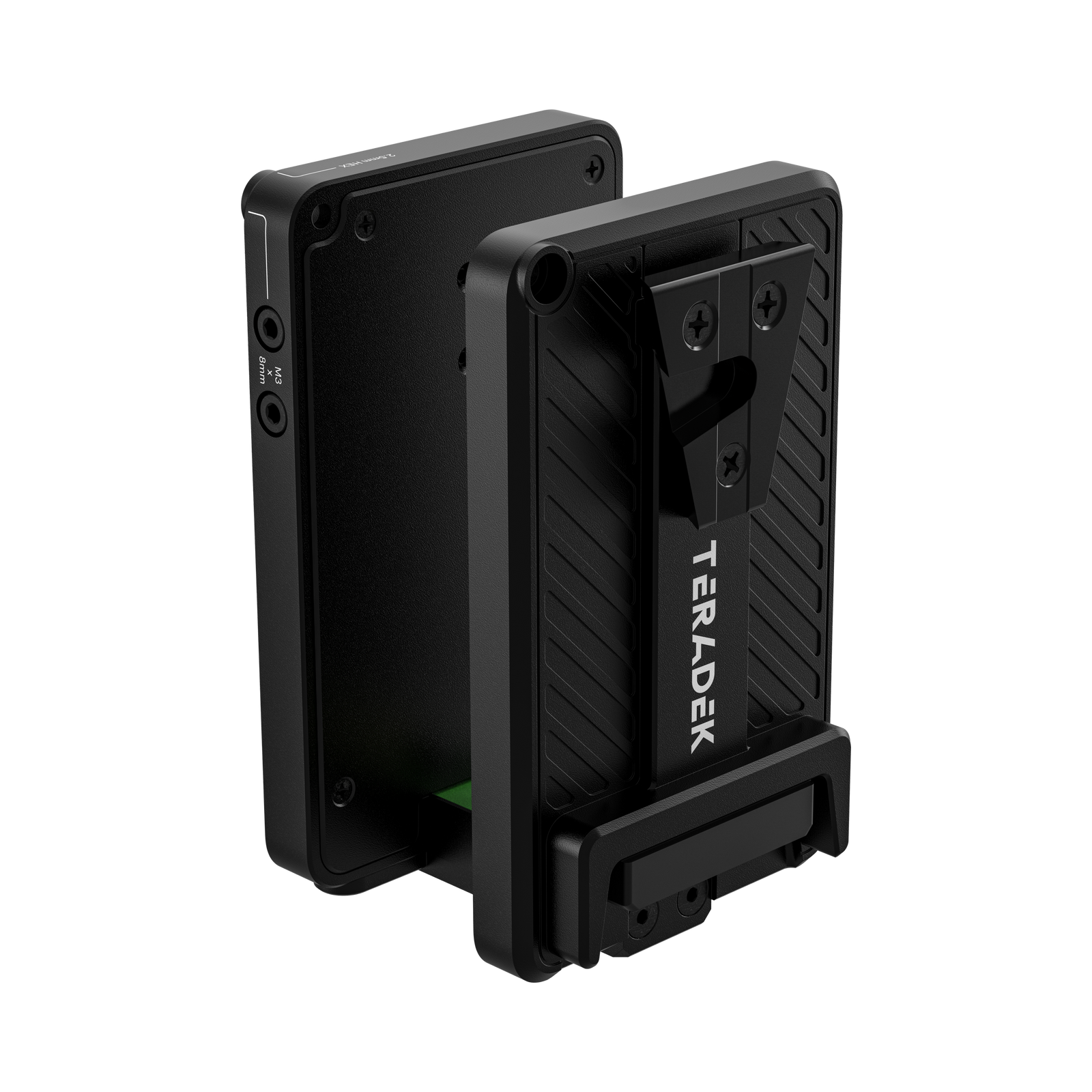 Stražnja strana Teradek Bolt 7 Battery Cradle TX V-Mount s pametnim priključkom