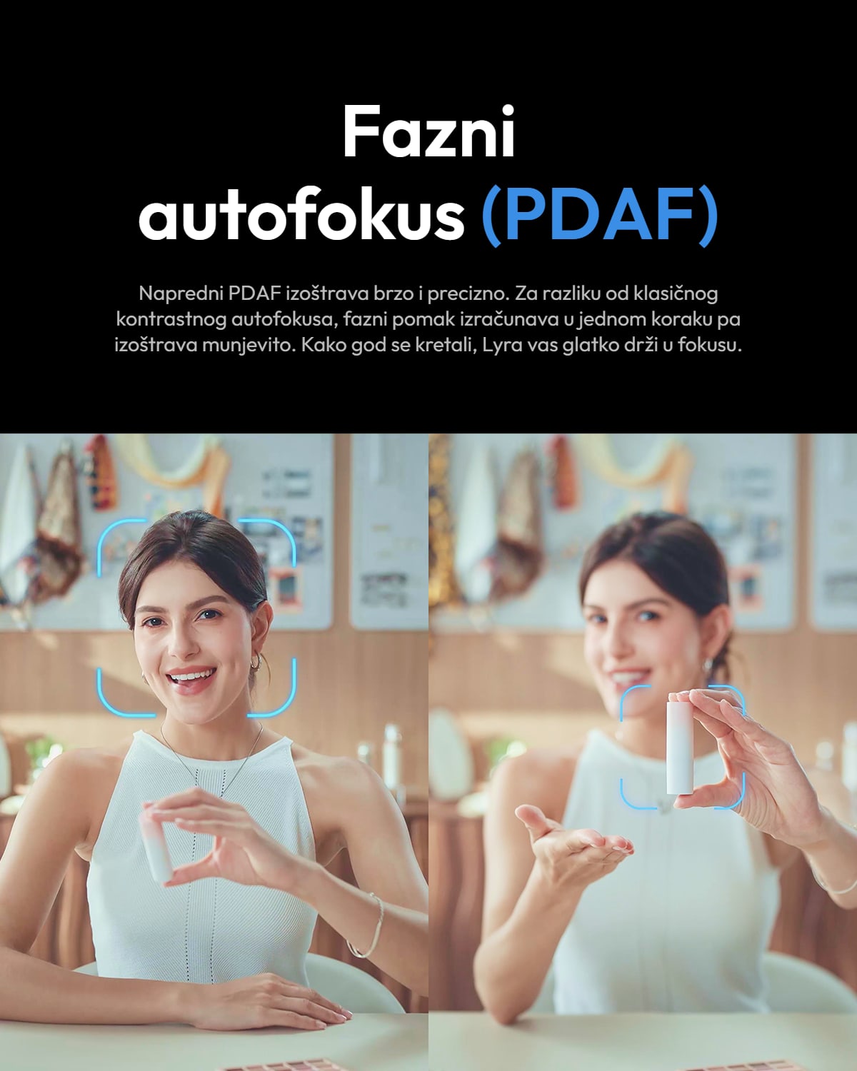 Hollyland Lyra – Fazni autofokus PDAF