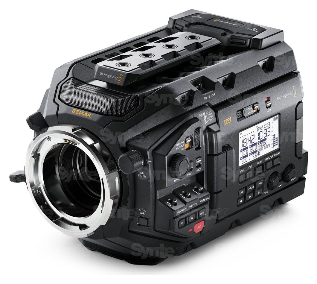Blackmagic URSA Mini Pro 4.6K G2 – Zamjenjivi bajunet EF, PL, B4 i F