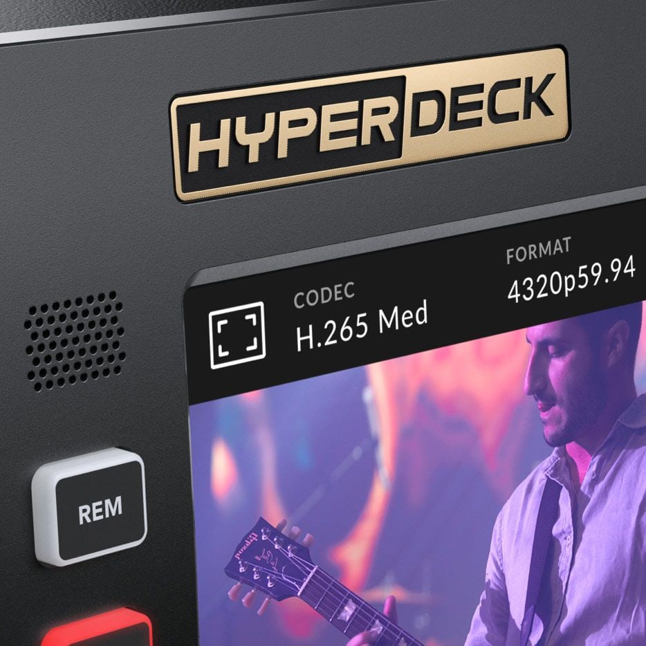 HyperDeck Extreme 8K HDR – Moderan dizajn s klasičnim upravljanjem