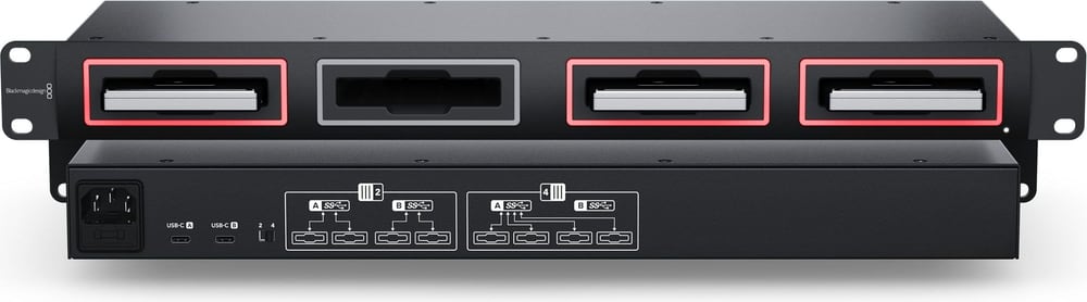 Blackmagic Design MultiDock 10G – Potpuno metalna izvedba za ormar