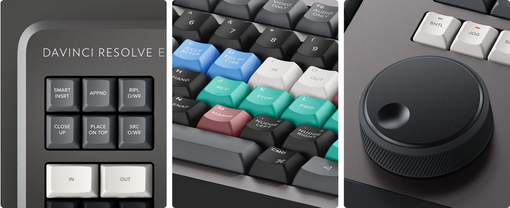 DaVinci Resolve Editor Keyboard – Metalno kućište i izdržljive tipke