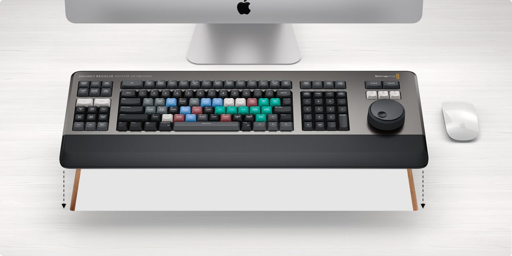 DaVinci Resolve Editor Keyboard – Na stol ili u pult