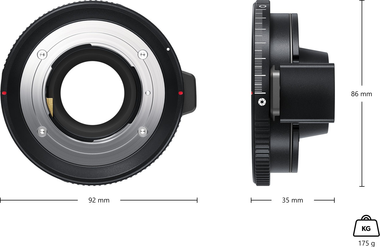 Blackmagic Design URSA Mini Pro F Mount – Dimenzije i težina