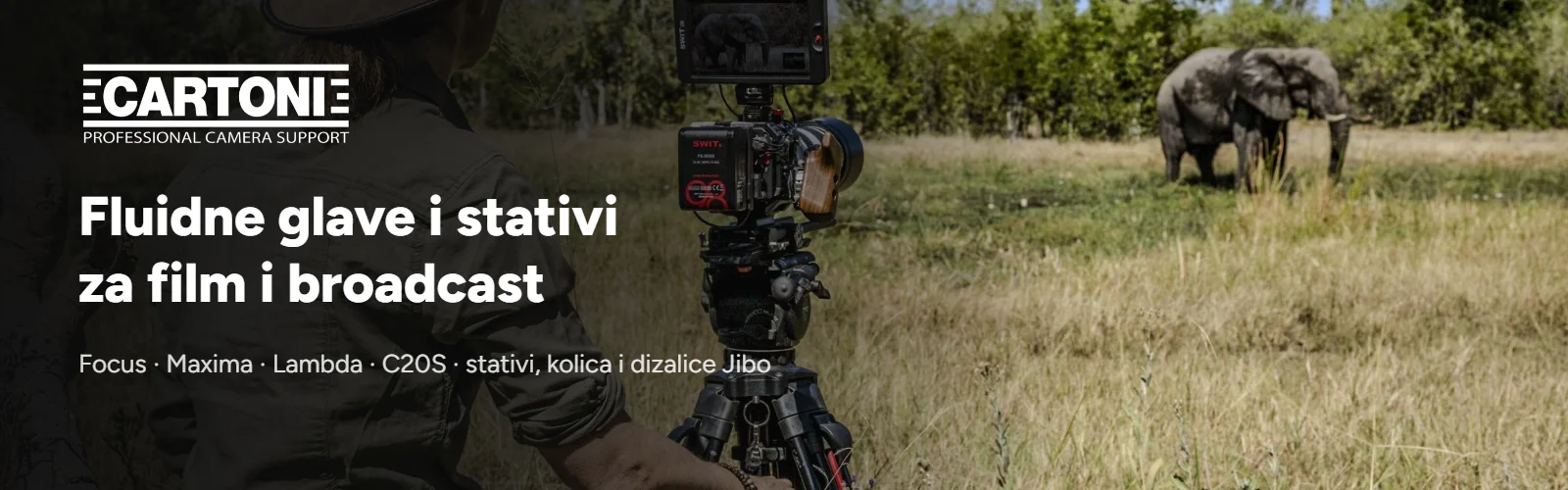 Cartoni – fluidne glave i stativi za film i broadcast