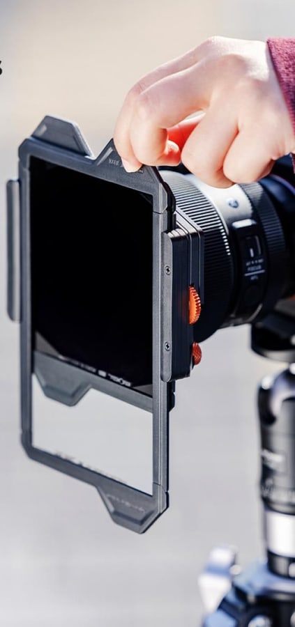 K&F Concept držač kvadratnih filtara X-PRO s ugrađenim CPL filtrom 95 mm i 4 adapterska prstena
