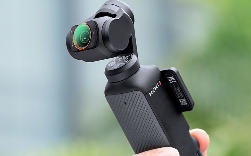 K&F Concept komplet 3 magnetska filtra CPL + ND4 + ND8 za DJI Osmo Pocket 3