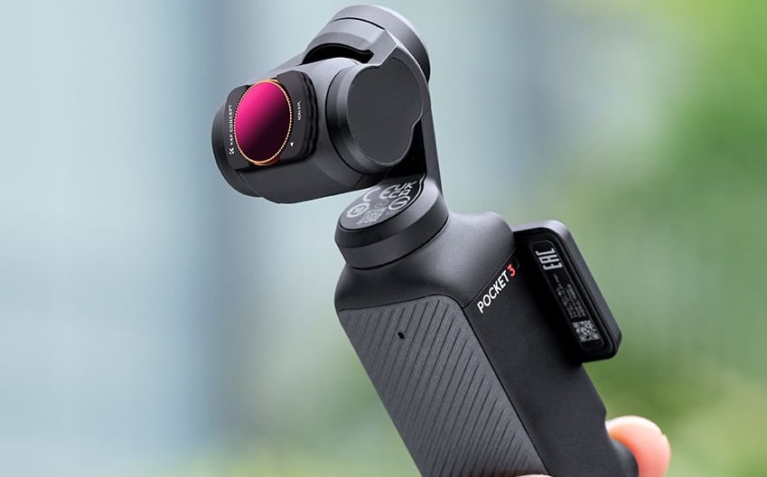 K&F Concept komplet 4 magnetska filtra ND8/PL + ND16/PL + ND32/PL + ND64/PL za DJI Osmo Pocket 3