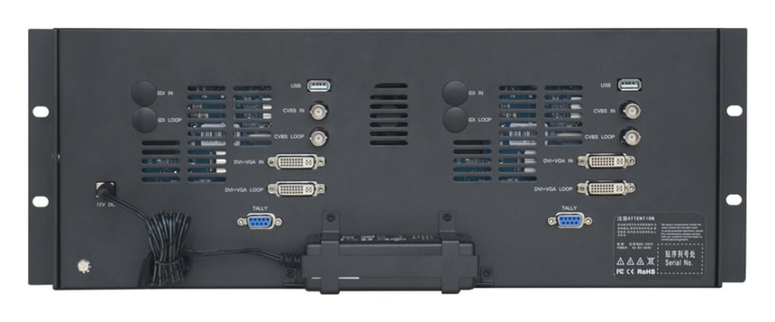 3G-SDI, DVI, VGA i CVBS ulazi