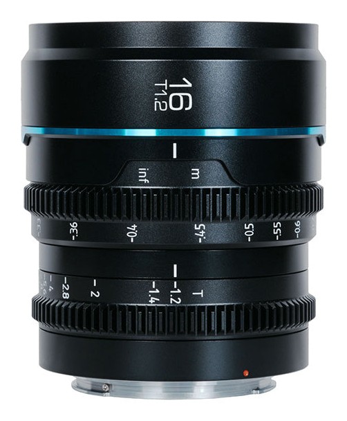 Sirui Nightwalker 16 mm T1,2 S35 ručni cine objektiv (L-Mount, crni)
