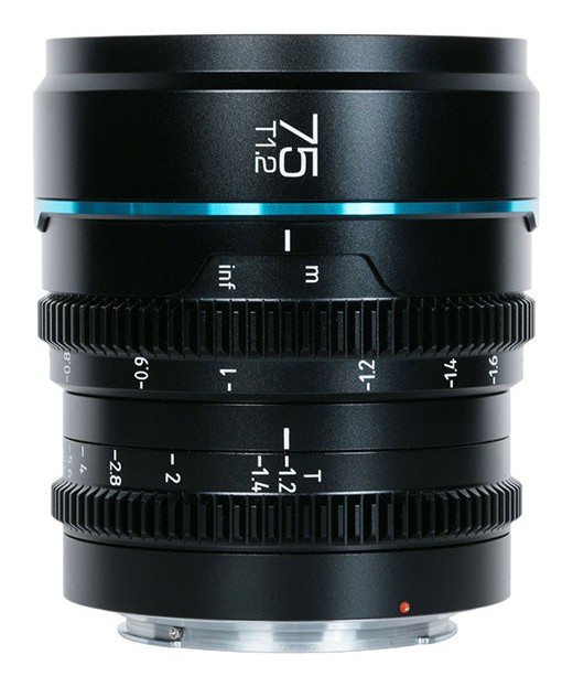 Sirui Nightwalker 75 mm T1,2 S35 ručni cine objektiv (Sony E, crni)