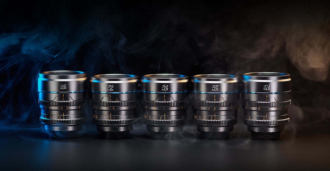 Sirui Nightwalker 16 mm T1,2 S35 ručni cine objektiv (L-Mount, crni) – Ujednačen komplet