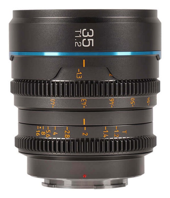 Sirui Nightwalker 35 mm T1,2 S35 ručni cine objektiv (L-Mount, metalno sivi)