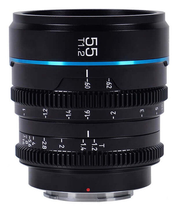 Sirui Nightwalker 55 mm T1,2 S35 ručni cine objektiv (L-Mount, crni)