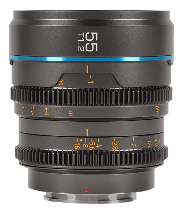 Sirui Nightwalker 55 mm T1,2 S35 ručni cine objektiv (L-Mount, metalno sivi)