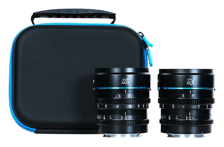 Sirui Nightwalker komplet cine objektiva 16/75 mm T1,2 S35 (MFT, crni)