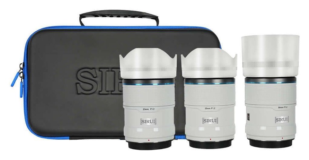 Sirui Sniper 23/33/56mm F1,2 APS-C AF set od 3 objektiva, Fuji X, bijeli