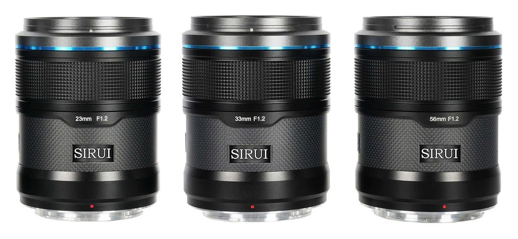 Sirui Sniper 23/33/56mm F1,2 APS-C AF set od 3 objektiva, Sony E, crni – Slične dimenzije i težina