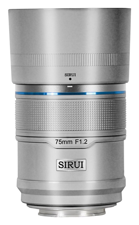 Sirui Sniper 75mm F1,2 APS-C AF objektiv, Sony E, srebrni