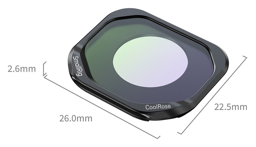 Portretni filtar Cool Rose za Insta360 Luna Pro