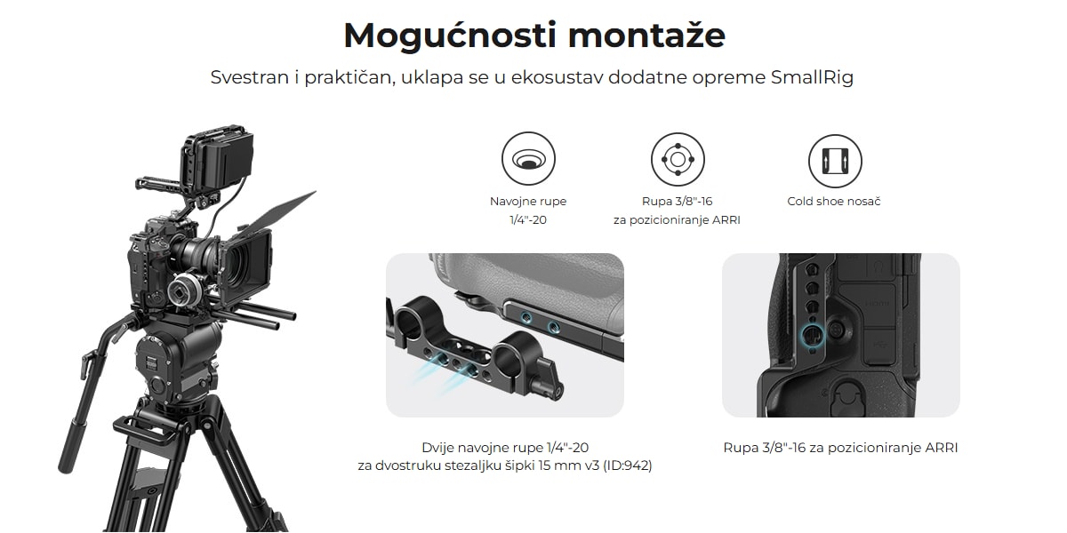 SmallRig Cage Kit pro Nikon Z 9 3738