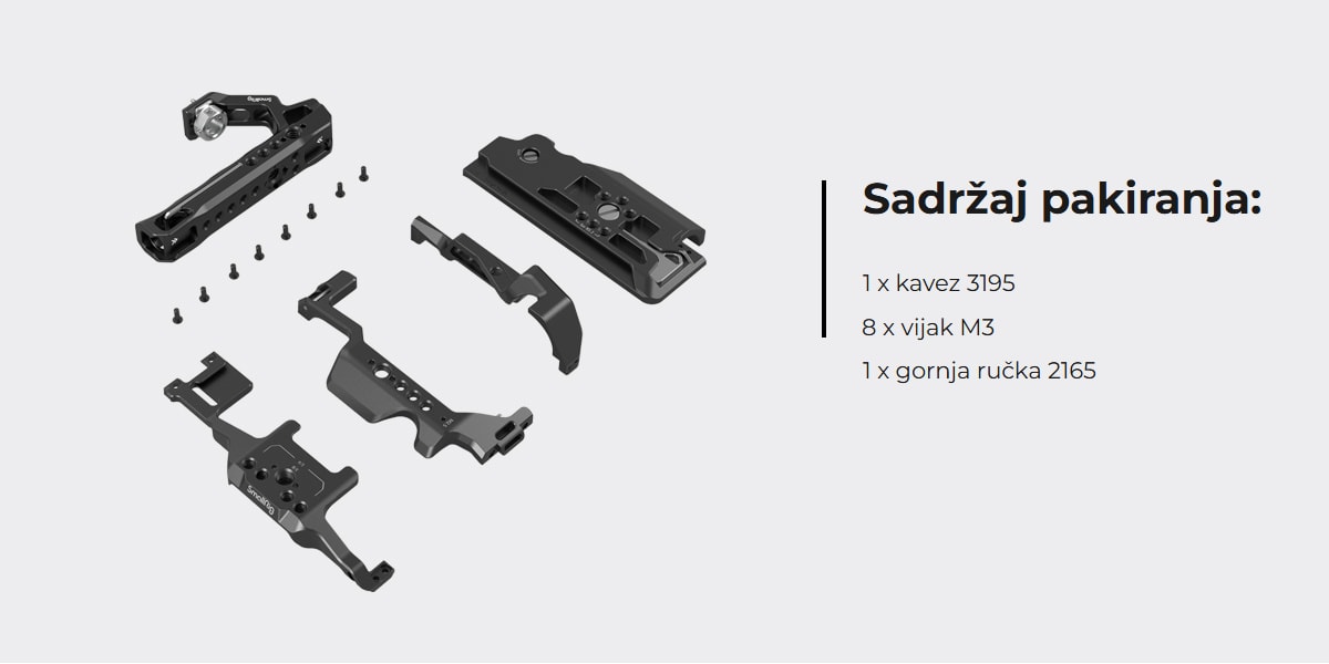 SmallRig Cage Kit pro Nikon Z 9 3738