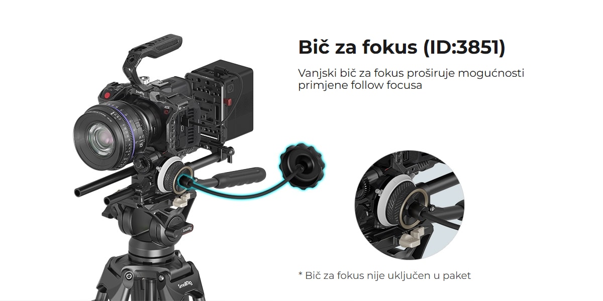 SmallRig mini Follow Focus F40 3010C