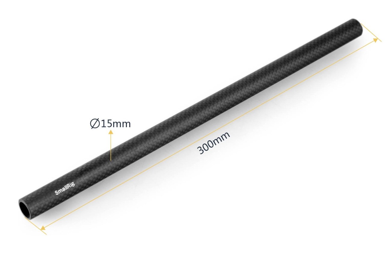 štap od karbonskih vlakana 15 mm - 30 cm 12 inča (2 kom)