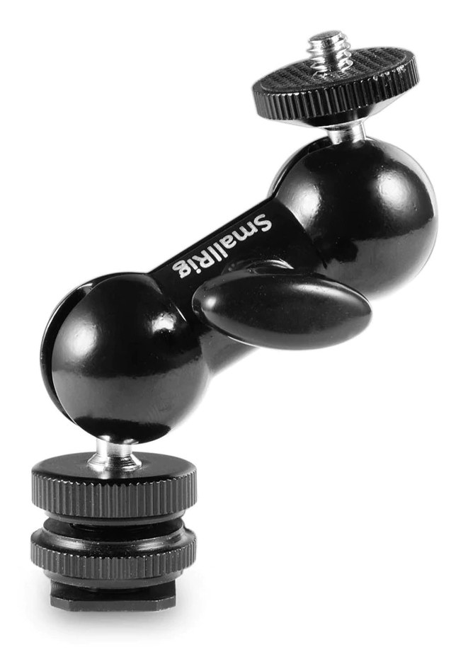 Cool-Ballhead-V1 višenamjenska dvostruka kuglasta glava s nosačem i 1/4″ vijkom