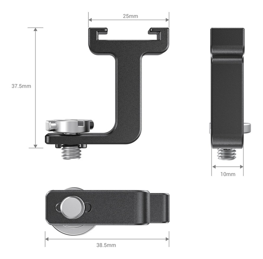 1/4”-20 adapter za navoj na cold shoe za Pro Mobile Cage