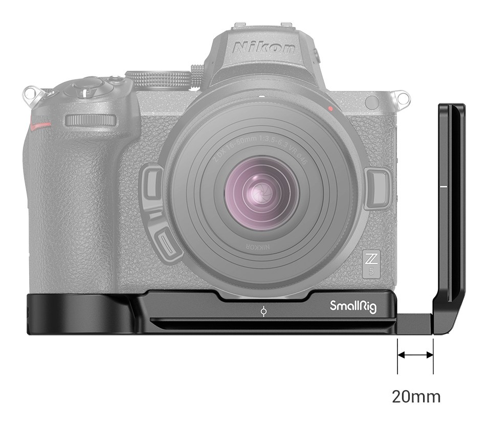 L nosač (L-nosač) za fotoaparate Nikon Z5/Z6/Z7