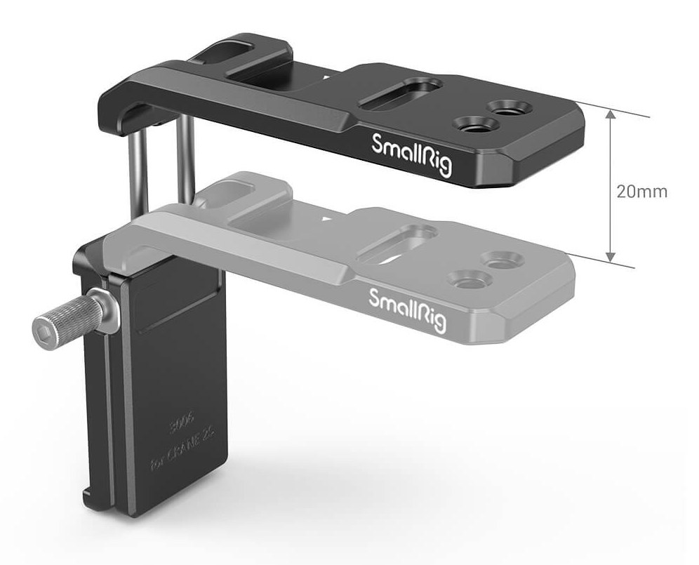 Quick Release Extension Bracket pro ZHIYUN CRANE 2S ručni stabilizator