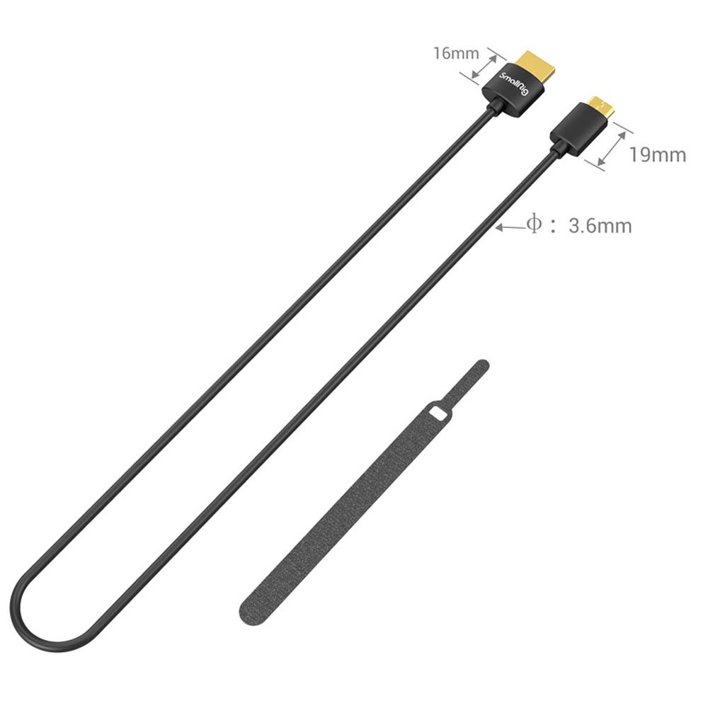 Ultra Slim 4K mini HDMI kabel 55 cm