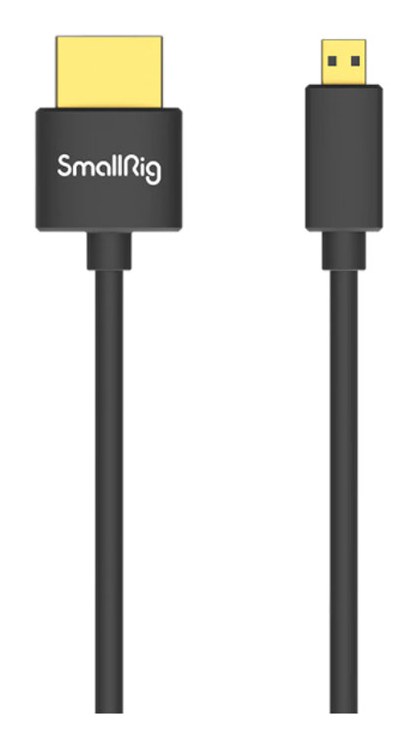 ultra tenký (Ultra Slim) 4K Micro HDMI na Full HDMI kabel (D do A) 35 cm