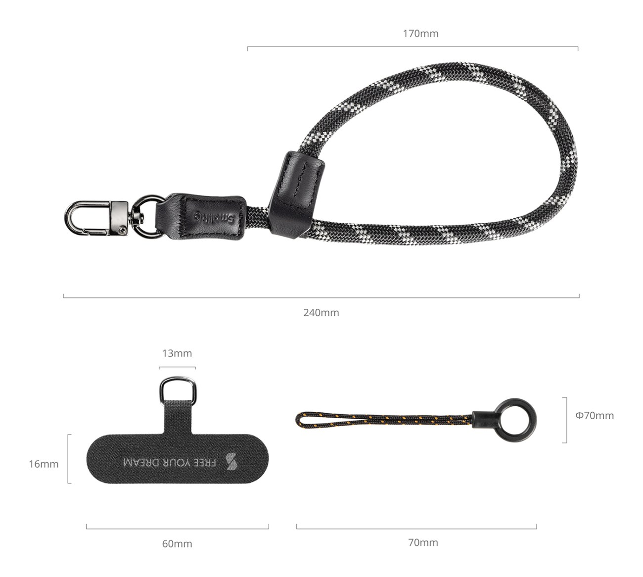 FilMov Phone Wrist Strap (Black)