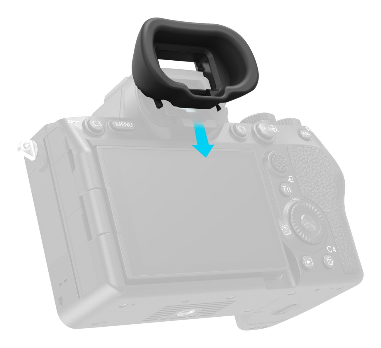 Camera Viewfinder Eyecup for Selected Sony Alpha 1 / Alpha 7 / Alpha 9 Series Cameras