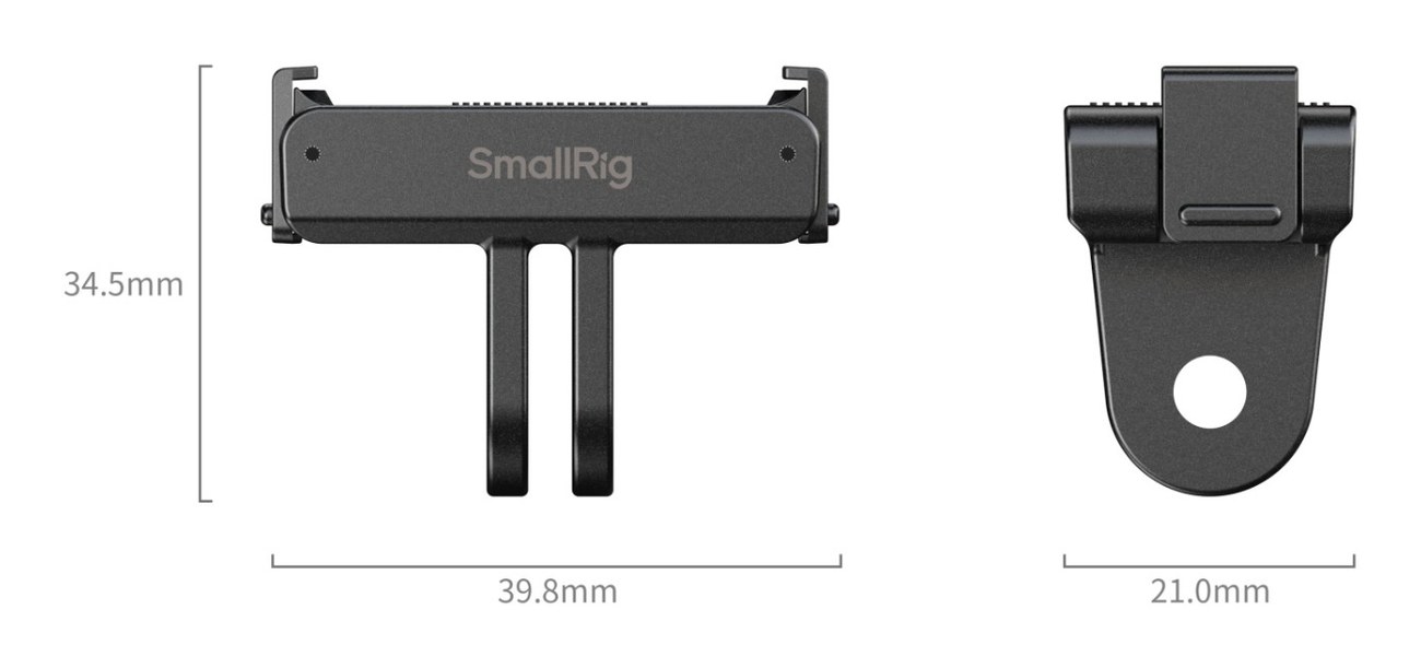 Quick Release Mount Adapter for DJI Osmo 360 / Action 5 Pro / 4 / 3